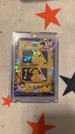 Shohei Ohtani 2025 NL MVP Dual Patch Auto Baseball Card