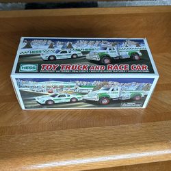 HESS TOY TRUCK AND RACE CAR, Hess 2011 Christmas Collection, New,