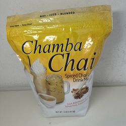 Chamba Spiced Chai Latte Drink Mix (4Lb Resealable Bag)