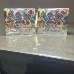 Burst Protocol Yu-Gi-Oh! English Edition 1st Edition Trading Card Game Booster Box 24 Pack Per Box