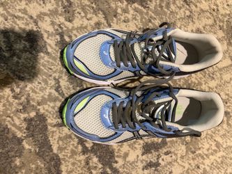 ASICS Running Sneakers Gray Blue Green