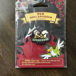 Pokemon World Championships 2025 Anaheim Rockabilly Arcanine & Pikachu Pin