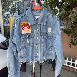 Women’s Bad Religion Denim Jacket (M)