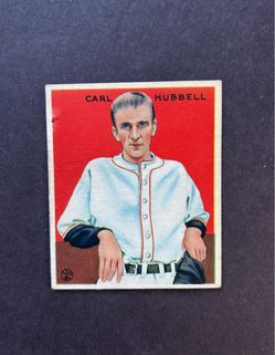 Vintage 1933 Goudey #234 Carl Hubbell Rookie Card. Negotiable