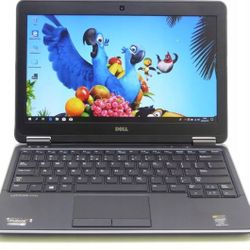 Dell Latitude UltraBook Laptop Intel Core i5 8 GB RAM 250 GB SSD Webcam Wi-Fi & Bluetooth Wireless Windows Professional 64 Bit OS 