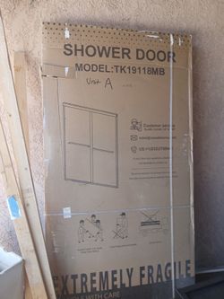 Faucet , bathroom mirror , shower door, kitchen stools (4)