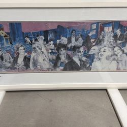 Leroy Nieman “Polo lounge” Serigraph 1988