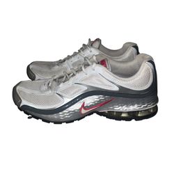 Nike Womens Reax Run 5 407987-116 White Running Shoes Sneakers Size 10