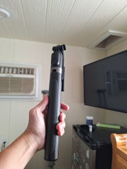 Selfie stick tripod stand with Bluetooth remote