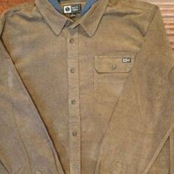 Salty Crew Mens Corduroy ShirtJacket L $45