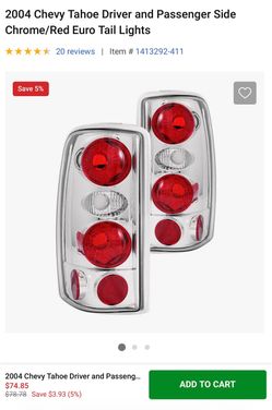 Tahoe  Euro Tail Lights