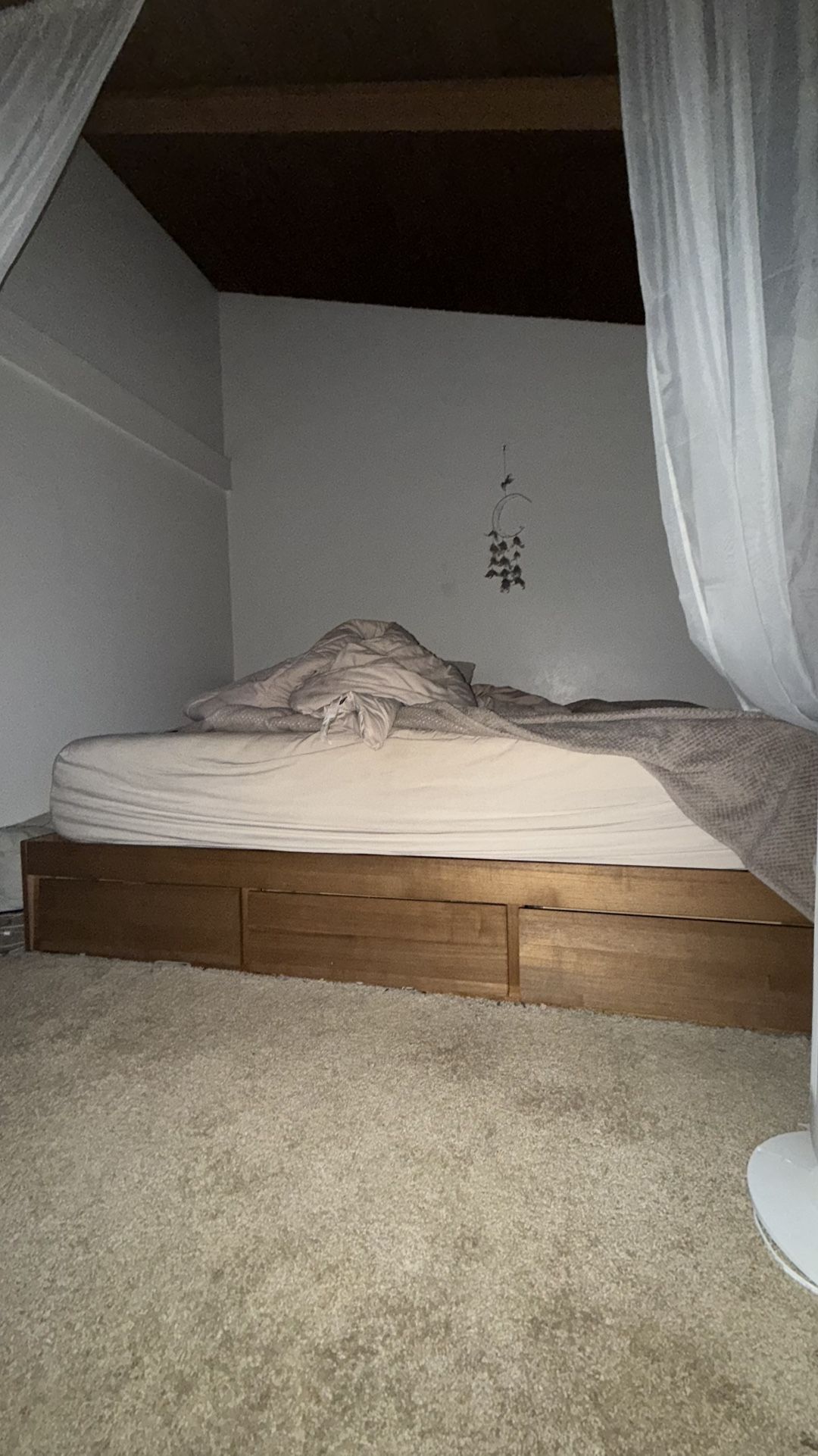 ca king bed & mattress 