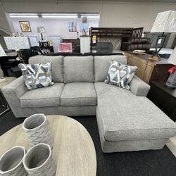 🎯New ♠️$10 Down Payment Finance ▪️▪️Greaves Stone Sofa Chaise ▪️ Delivery Available 