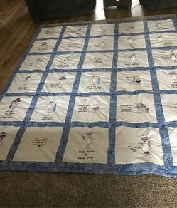 Embroidred nurse quilt