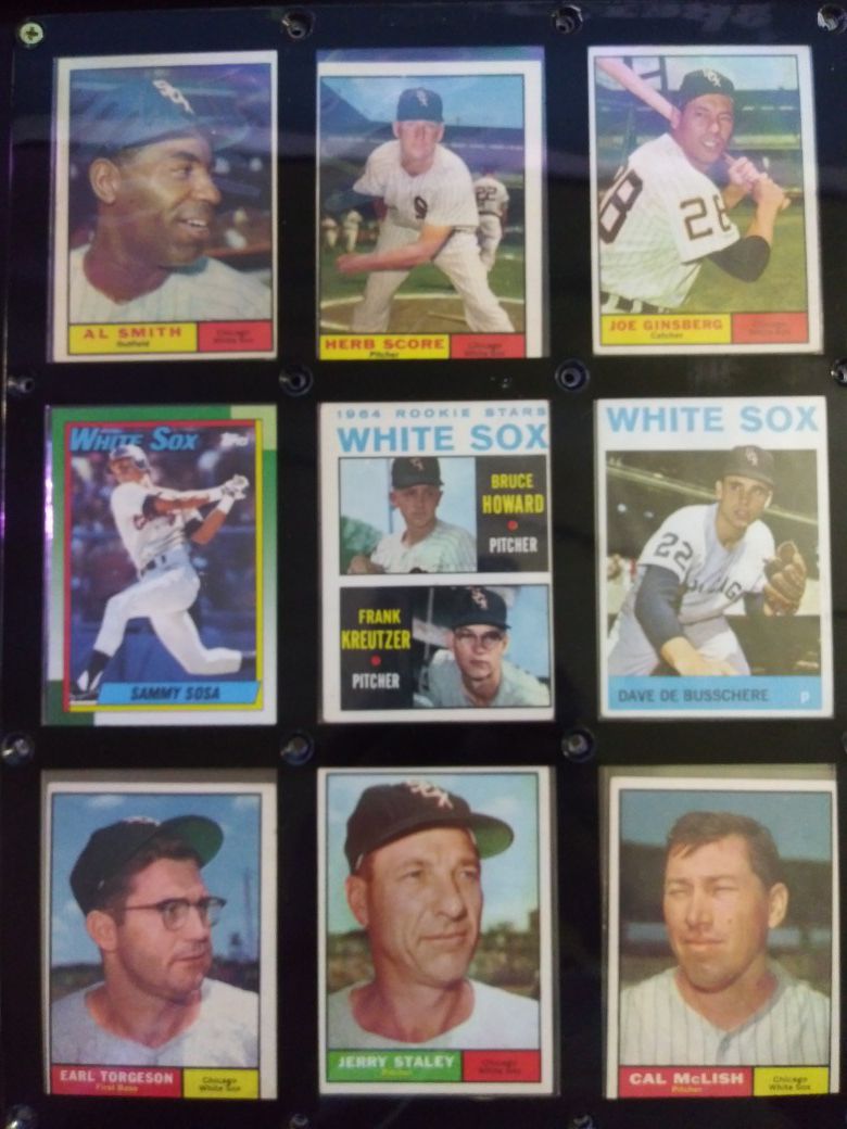 Vintage Chicago White Sox baseball cards