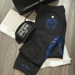 Chrome hearts horseshoe sweats size XL BLACK/BLUE