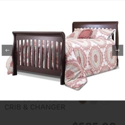 Crib Mattress And Changing Table And Pad   No trades no holds all sales are final 