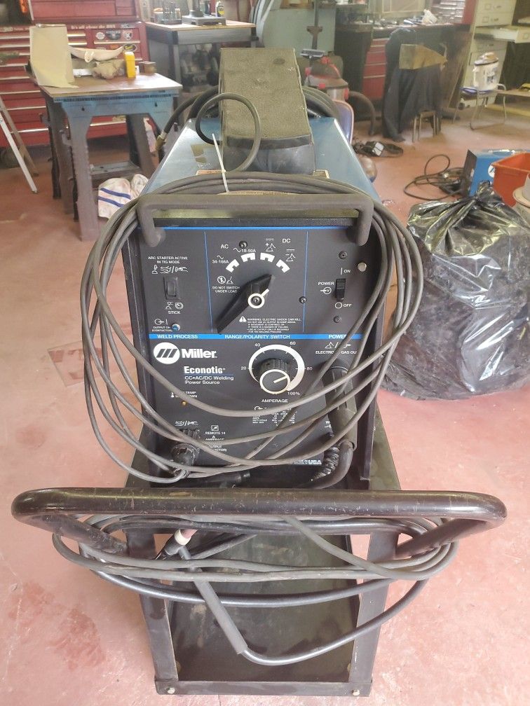 Miller Econotig Welder W/Cart