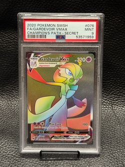 GARDEVOIR VMAX FA SECRET 076/073 2020 CHAMPIONS PATH PSA9