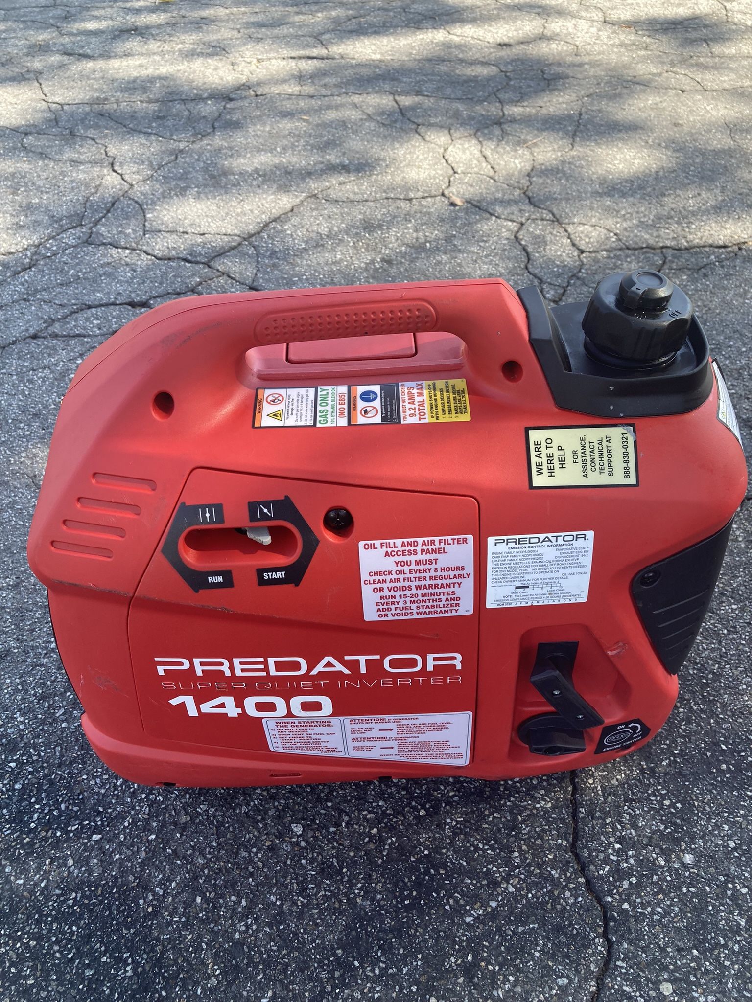 Predator Generator Inverter 1000 Watts