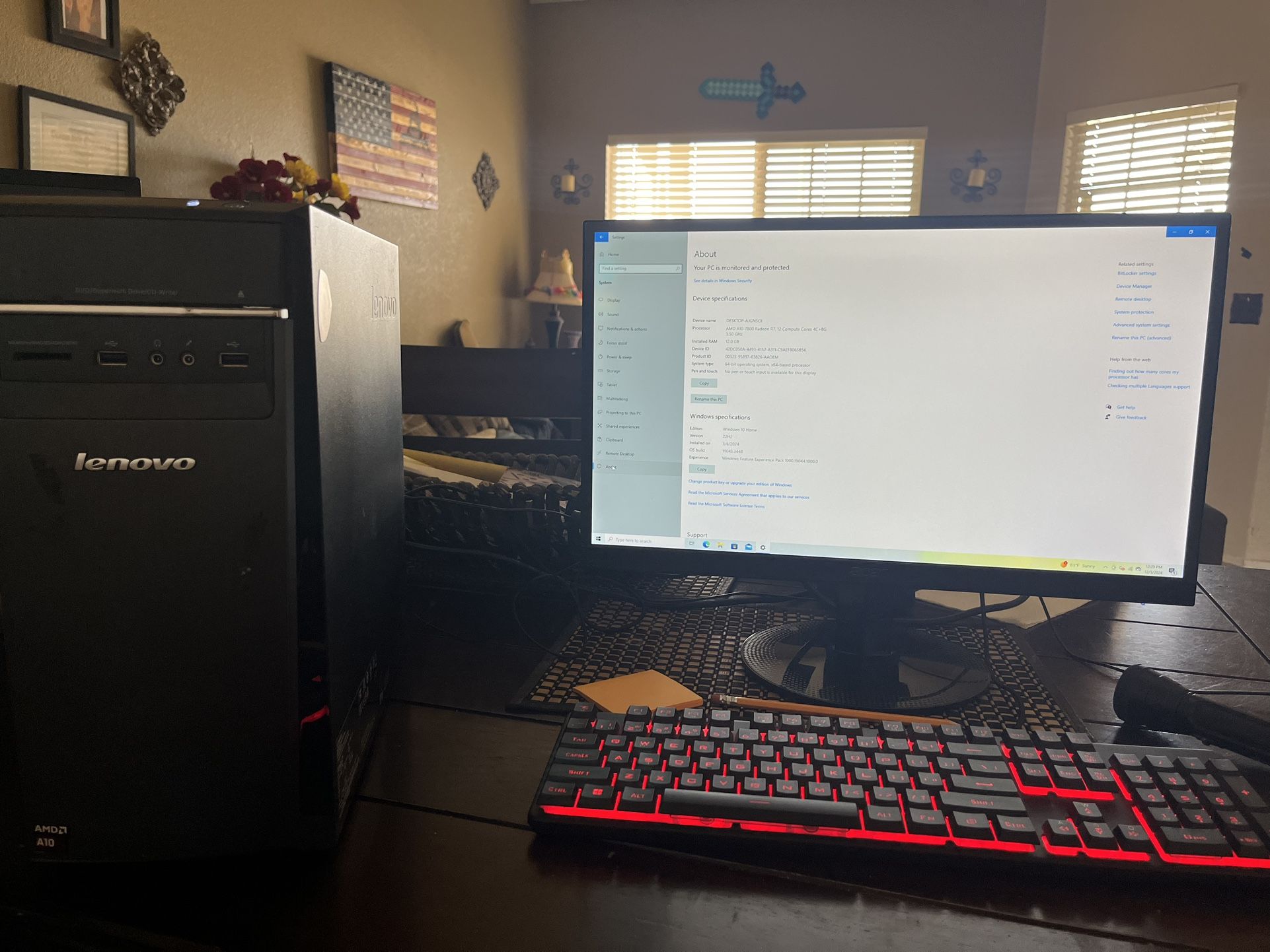 Nvidia GeForce Gt 720 Lenovo AMD A10 7800 Radeon R7 - Main Image