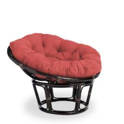 Papasan chair With red cushion $50 Neg