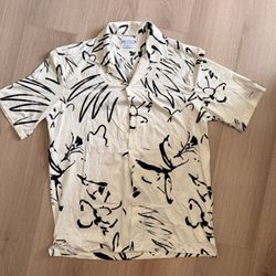 Zara Black and White Patterned Shirt