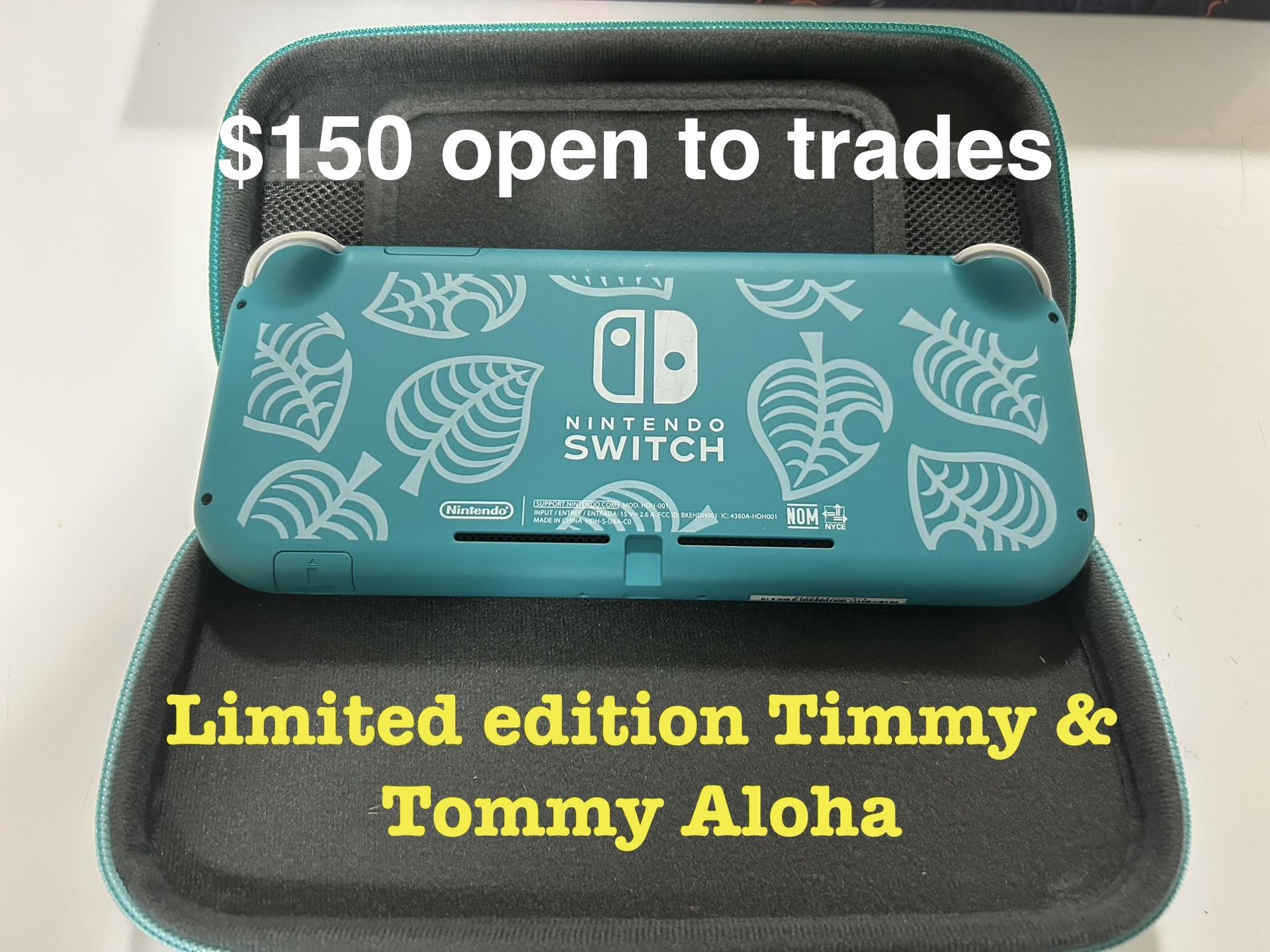 Nintendo Switch Lite Limited Edition Timmy & Tommy Alpha