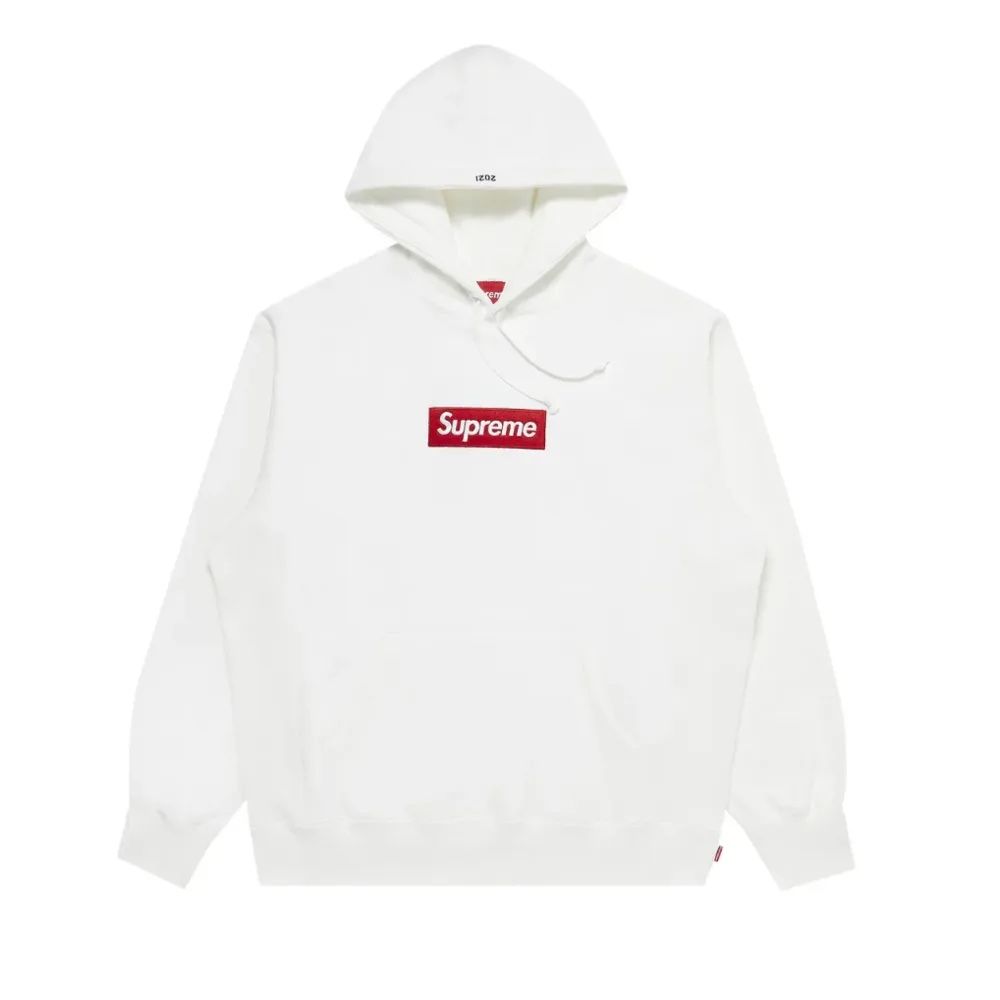 Supreme Box Logo Hooded Sweatshirt FW21 White