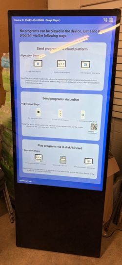 antfraer 55INCH Digital Signage HD 4K Digital Signage Kiosk, Capacitive Touch Screen Totem for Indoor LCD Advertising Display, Android 11.0 OS with Wi
