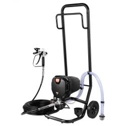 750W Stand Airless Paint Sprayer, 3000PSI High Efficiency Electric Airless Sprayer With Cart, Paint Sprayers for Home Interior and Exterior Furniture