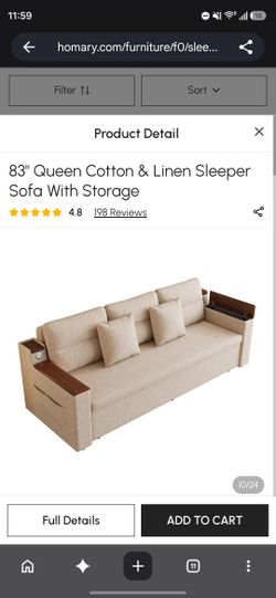 Pull out sofa Bed/Couch