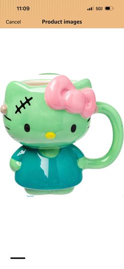 Halloween Frankenstein hello Kitty Cup