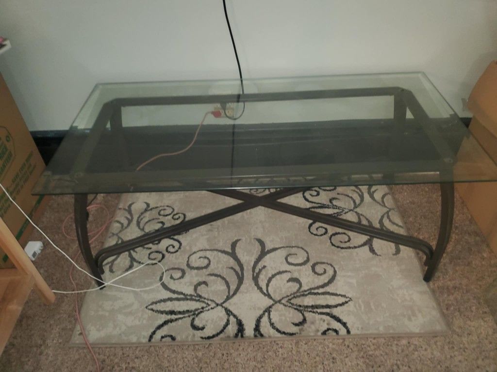 Glass Top Table