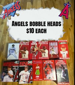Selling Angels/Braves bobbleheads