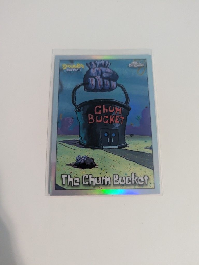 2025 Topps SpongeBob The Chum Bucket refractor 