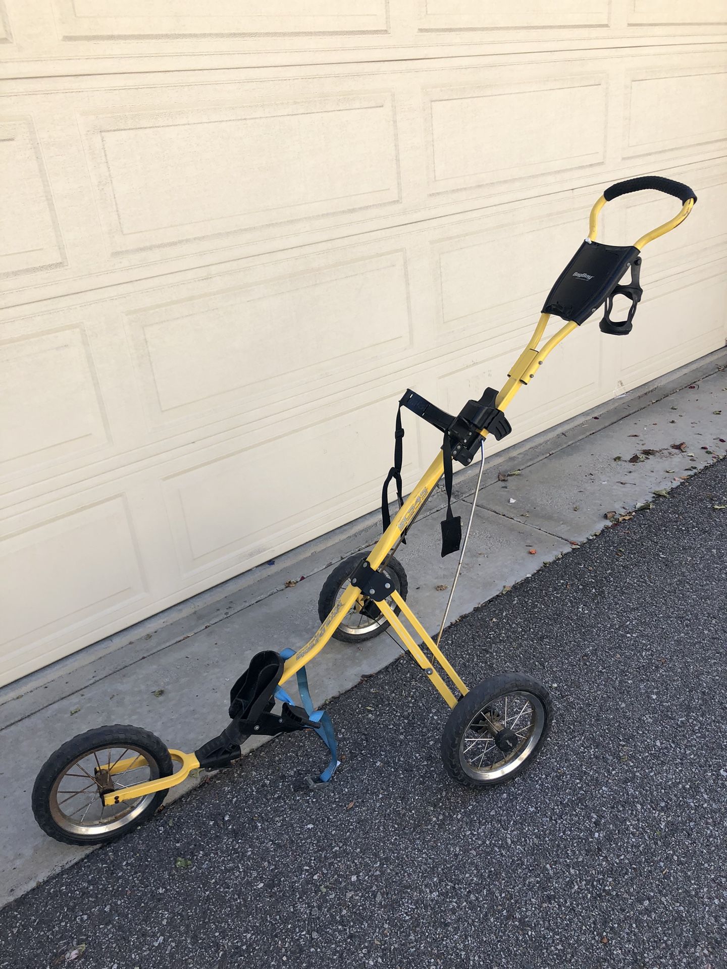 Bag Boy SC-545 3 Wheeled Push Cart with Breaks