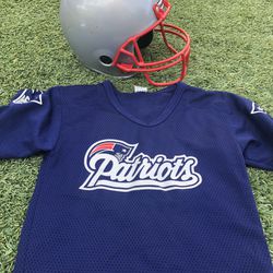 Franklin Sports NFL Kids Helmet + Jersey Sets - Size Medium- Patriots