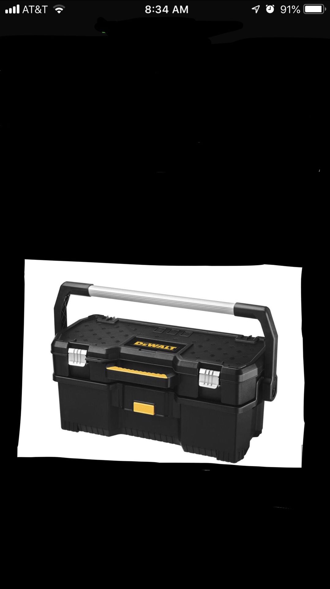DEWALT 24 in. 2-in-1 Tote with Removable Power Tool Case