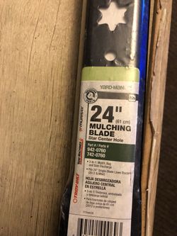 Brand new 10.00 each lawn mower blades