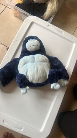 Blue gorilla stuffed animal