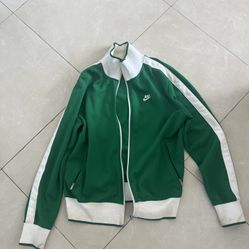 Nike Green Track Top Size M
