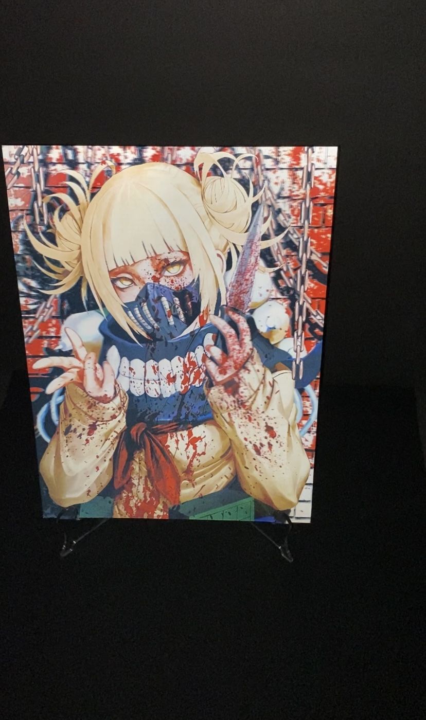 My Hero Academia Himiko Toga 3D Lenticular Anime Poster 