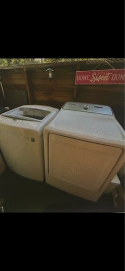 Samsung Washer and Dryer