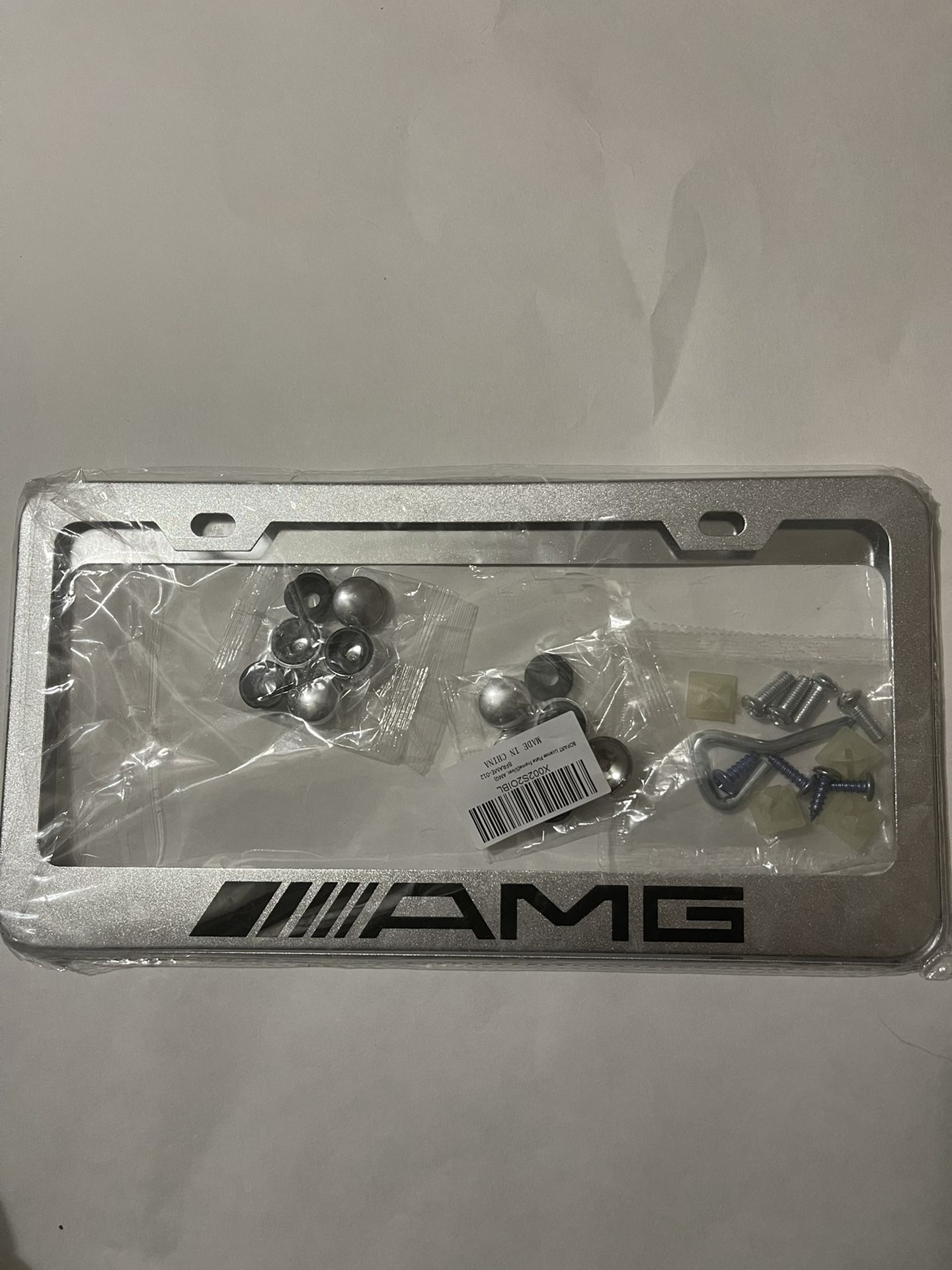 Mercedes Benz AMG Stainless Steel Chrome Finished License Plate Frame
