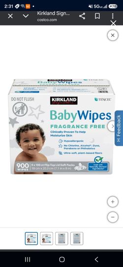 Baby wipes non fragrance