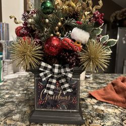 Artificial Christmas Plant Decor