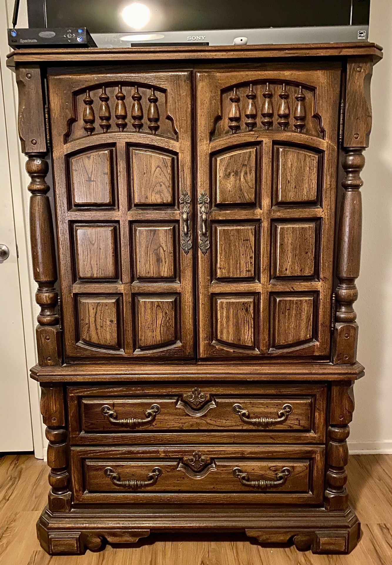Vintage Armoire Dresser