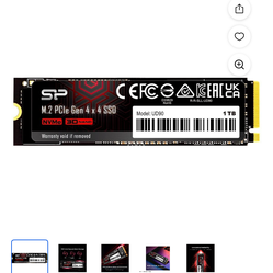 Silicon Power 1tb SSD 3.4gb/s speed