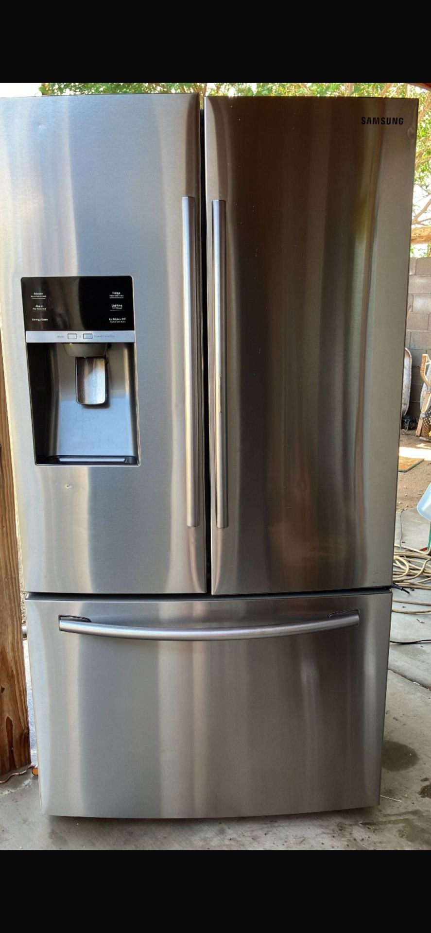 Stainless the refrigerator